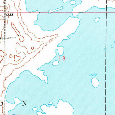 United States Geological Survey Tappen North, ND (1975, 24000-Scale) digital map