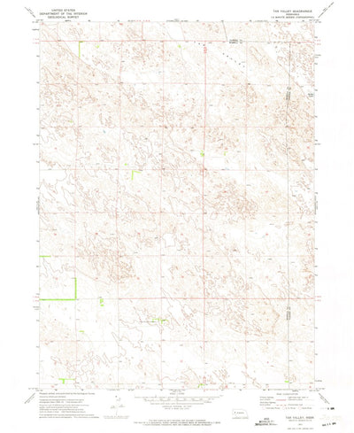 United States Geological Survey Tar Valley, NE (1971, 24000-Scale) digital map