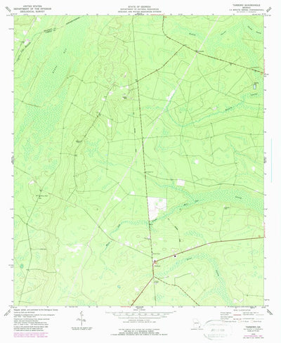 United States Geological Survey Tarboro, GA (1975, 24000-Scale) digital map