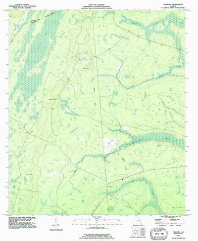 United States Geological Survey Tarboro, GA (1993, 24000-Scale) digital map