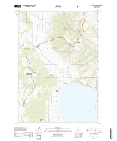 United States Geological Survey Targhee Peak, ID (2020, 24000-Scale) digital map