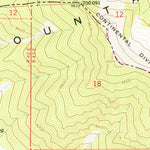 United States Geological Survey Targhee Peak, ID-MT (1964, 24000-Scale) digital map