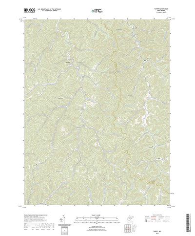 United States Geological Survey Tariff, WV (2023, 24000-Scale) digital map