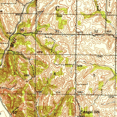 United States Geological Survey Tarkio, MO (1939, 62500-Scale) digital map