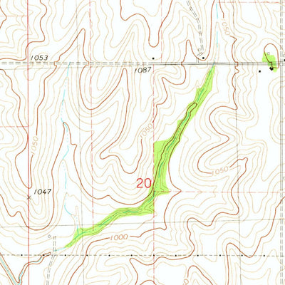 United States Geological Survey Tarkio West, MO (1981, 24000-Scale) digital map