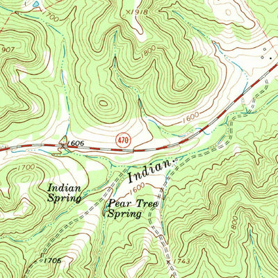 United States Geological Survey Tarpley Pass, TX (1964, 24000-Scale) digital map