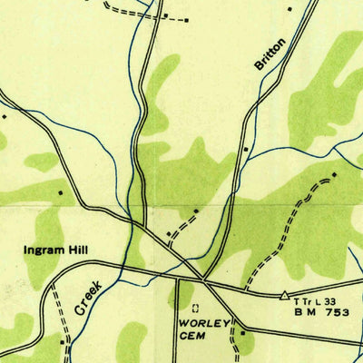 United States Geological Survey Tarpley, TN (1936, 24000-Scale) digital map