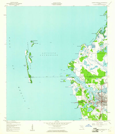 United States Geological Survey Tarpon Springs, FL (1943, 24000-Scale) digital map