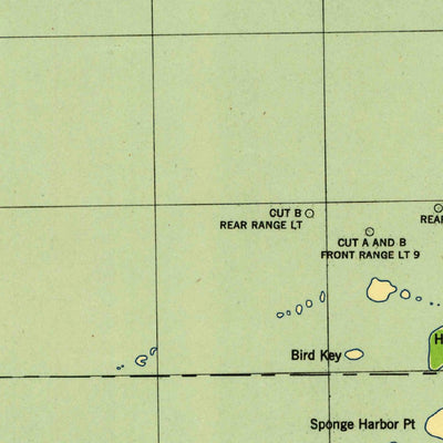 Tarpon Springs, FL (1943, 31680-Scale) Map by United States Geological