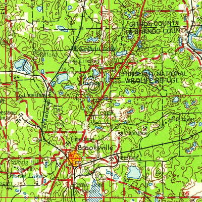 United States Geological Survey Tarpon Springs, FL (1959, 250000-Scale) digital map
