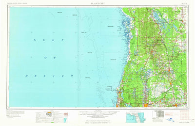 United States Geological Survey Tarpon Springs, FL (1964, 250000-Scale) digital map