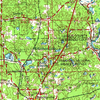 United States Geological Survey Tarpon Springs, FL (1964, 250000-Scale) digital map