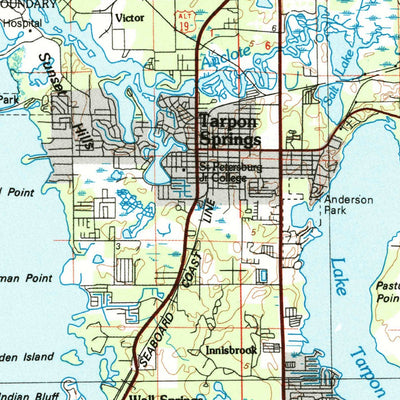 United States Geological Survey Tarpon Springs, FL (1978, 100000-Scale) digital map