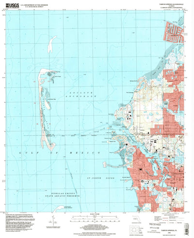 United States Geological Survey Tarpon Springs, FL (1995, 24000-Scale) digital map