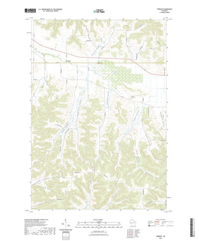 United States Geological Survey Tarrant, WI (2022, 24000-Scale) digital map