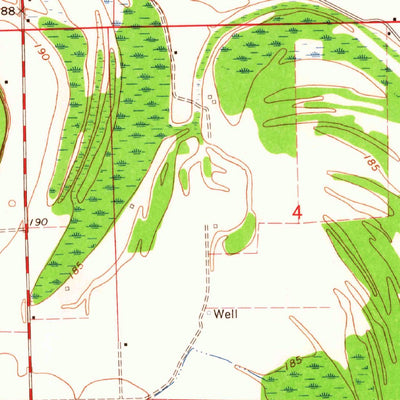 United States Geological Survey Tarry, AR (1964, 24000-Scale) digital map