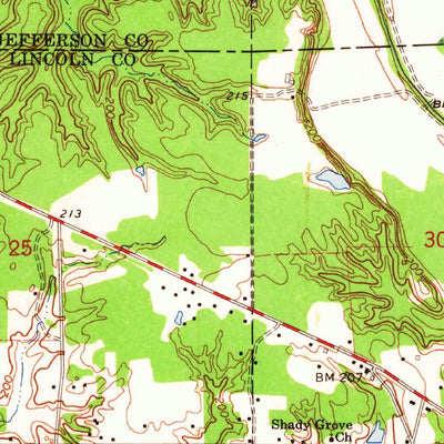 United States Geological Survey Tarry, AR (1964, 24000-Scale) digital map