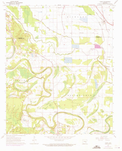 United States Geological Survey Tarry, AR (1971, 24000-Scale) digital map