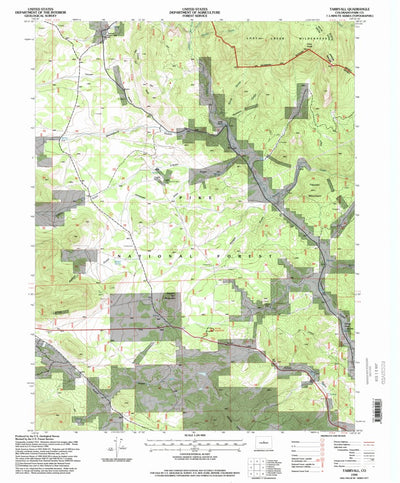 United States Geological Survey Tarryall, CO (1994, 24000-Scale) digital map