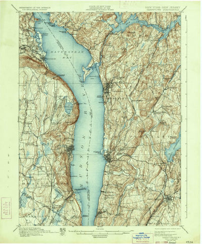 United States Geological Survey Tarrytown, NY-NJ (1902, 62500-Scale) digital map