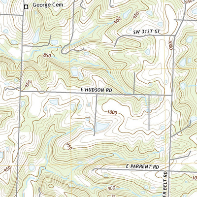 United States Geological Survey Tarsney Lakes, MO (2021, 24000-Scale) digital map