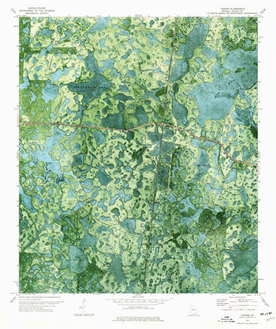 United States Geological Survey Tarver, GA (1971, 24000-Scale) digital map