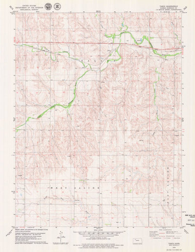United States Geological Survey Tasco, KS (1979, 24000-Scale) digital map