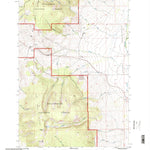 United States Geological Survey Tash Peak, MT (1997, 24000-Scale) digital map