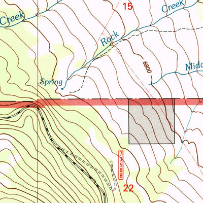United States Geological Survey Tash Peak, MT (1997, 24000-Scale) digital map