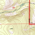 United States Geological Survey Tash Peak, MT (1997, 24000-Scale) digital map