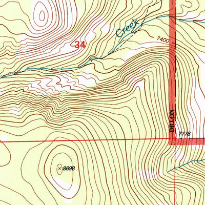 United States Geological Survey Tash Peak, MT (1997, 24000-Scale) digital map