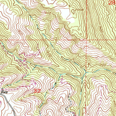 United States Geological Survey Tassajara, CA (1991, 24000-Scale) digital map