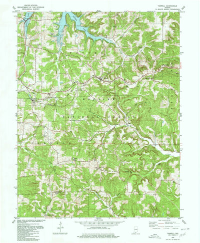 United States Geological Survey Taswell, IN (1980, 24000-Scale) digital map
