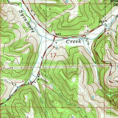 United States Geological Survey Taswell, IN (1980, 24000-Scale) digital map