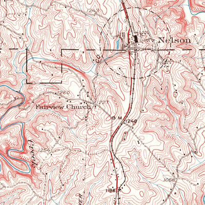 United States Geological Survey Tate, GA (1926, 62500-Scale) digital map