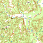 United States Geological Survey Tate Mountain, OK (1972, 24000-Scale) digital map
