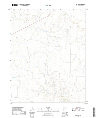 United States Geological Survey Tate School, NM (2020, 24000-Scale) digital map