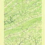 United States Geological Survey Tate Springs, TN (1935, 48000-Scale) digital map