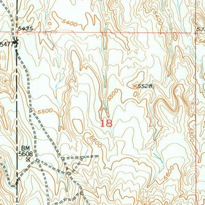 United States Geological Survey Tatman Mountain, WY (1951, 24000-Scale) digital map