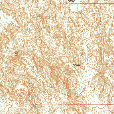 United States Geological Survey Tatman Mountain, WY (1951, 24000-Scale) digital map