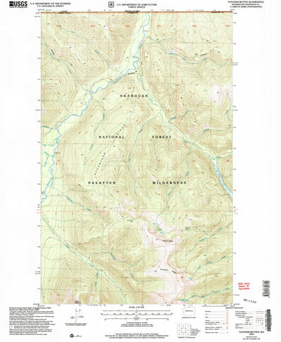 United States Geological Survey Tatoosh Buttes, WA (2002, 24000-Scale) digital map