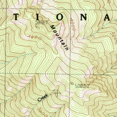 United States Geological Survey Tatoosh Lakes, WA (1989, 24000-Scale) digital map
