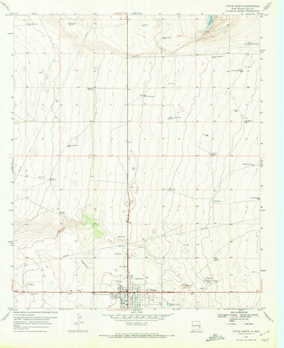 United States Geological Survey Tatum North, NM (1970, 24000-Scale) digital map