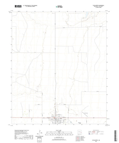 United States Geological Survey Tatum North, NM (2020, 24000-Scale) digital map