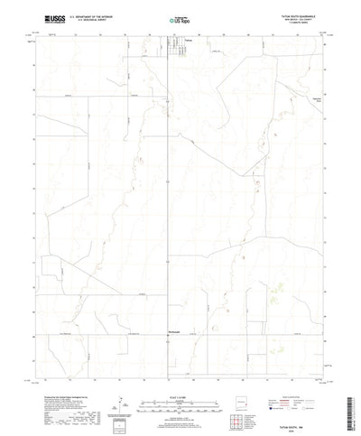 United States Geological Survey Tatum South, NM (2020, 24000-Scale) digital map