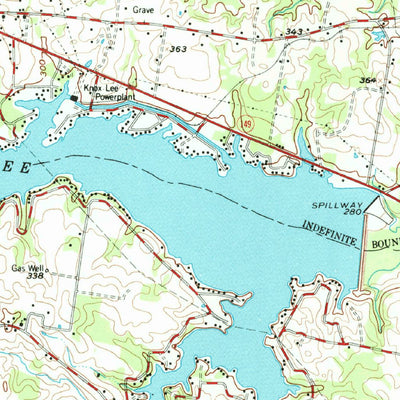 United States Geological Survey Tatum, TX (1958, 62500-Scale) digital map