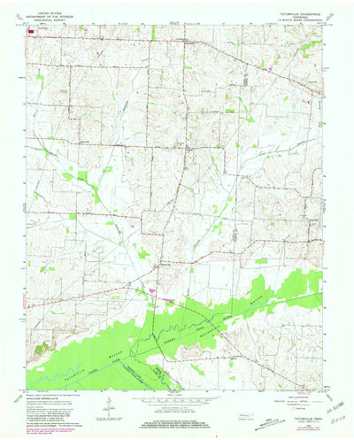 United States Geological Survey Tatumville, TN (1965, 24000-Scale) digital map
