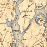 United States Geological Survey Taunton, MA (1893, 62500-Scale) digital map