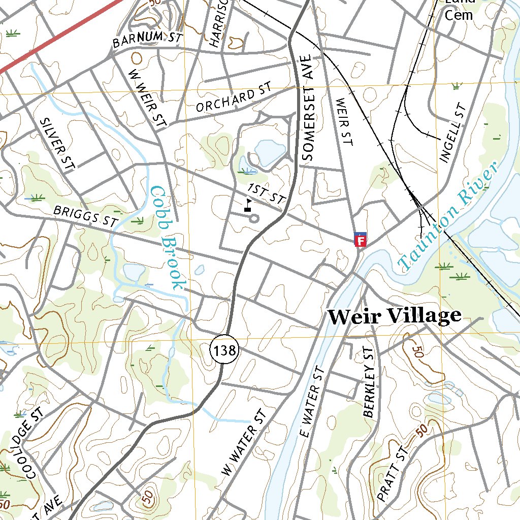 Taunton, MA (2021, 24000-Scale) Map by United States Geological Survey ...