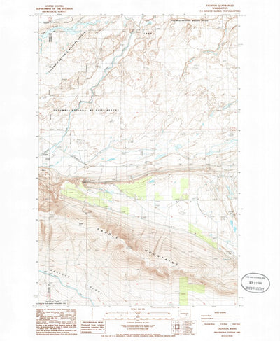United States Geological Survey Taunton, WA (1986, 24000-Scale) digital map
